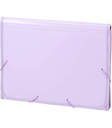 Clasificador acoreon pp fº goma violeta pastel soft carchivo 19260014 - 19260014