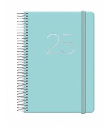 Agenda 12,5x18 2022 dia pagina espiral gloss verde dohe 12573 - 12573