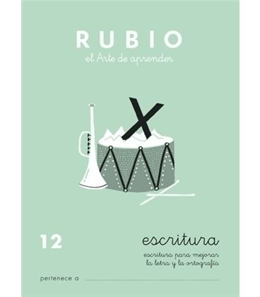 Cuaderno escolar escritura 12 rubio 10935 - 12602035