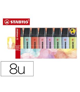 Marcador fluorescent estuche 8 color boss pastel stabilo 70/8-3 558204 - 156908