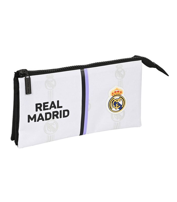 Real Madrid – Estuche escolar Triple malva real Madrid club : :  Oficina y papelería
