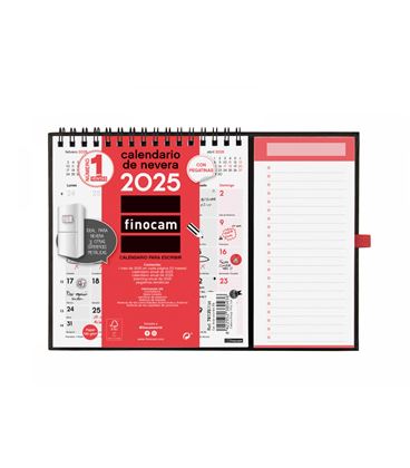 Calendario imantando 2025 14x15 xs escribir finocam 781350025 - 781350025