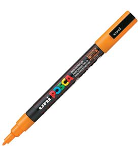 Rotulador permanente 1,5mm naranja claro "3" pc-3m posca uni 915882 - 78384