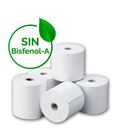 Papel termico rollo 57x55 s/bisf paquete 10 unidades fabrisa 17929 - 17929