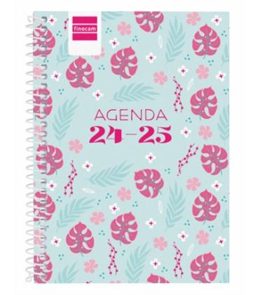 Agenda escolar 24/25 1/8 semana vista cool selva finocam 645000725 - 645000725