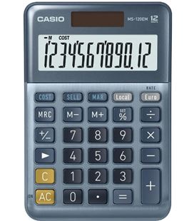 Calculadora sobremesa 12dig ms-120em (sustituta de la ms120ter) casio - MS-120EM