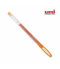 Boligrafo boli purpurina naranja uni-ball signo um-120sp 788899