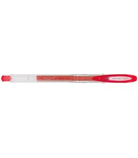 Boligrafo boli purpurina rojo uni-ball signo um-120sp 788882