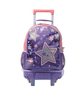 Mochila con carro compac mediana star cat m totto mj03stc005-2410-4q8m - MJ03STC005-2410-4Q8M