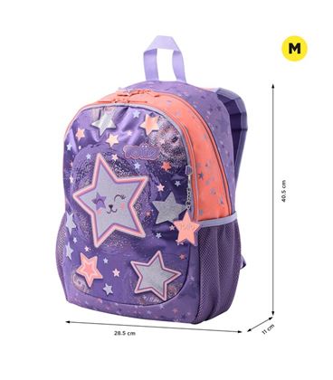 Mochila mediana star cat m totto mj04stc002-2410-4q8m - MJ04STC002-2410-4Q8M