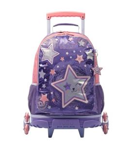 Mochila con carro compac 3 ruedas star cat l totto mj03stc006-2410-4q8l