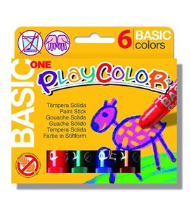 Tempera solida 6 und 10grs basic one playcolor 10811 10711 - 10711