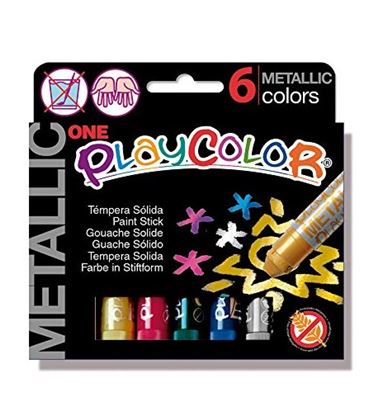 Tempera solida 6 und 10grs metallic playcolor 10321 - 10321