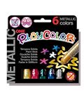 Tempera solida 6 und 10grs metallic playcolor 10321 - 10321