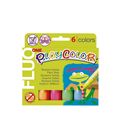 Tempera solida escolar 10g fluo 6u. playcolor 10431 - 10431