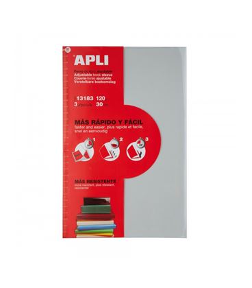 Forro libro ajustable 3u 30cms apli 13183 - 13183