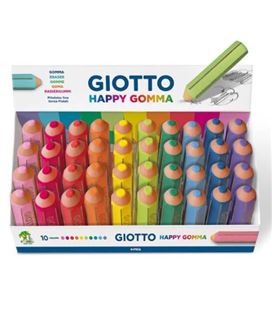 Goma de borrar con forma de lapicero lapiz surtido giotto f233800