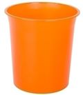 Papelera plastico cerrada 16 litros traslucido naranja ptrna 14401065 - 14401065