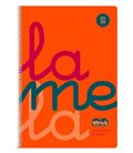 Cuaderno 4º 5mm 80h 90g tapa plastic naranja fluor lamela 7ctp005n - 7CTP005N