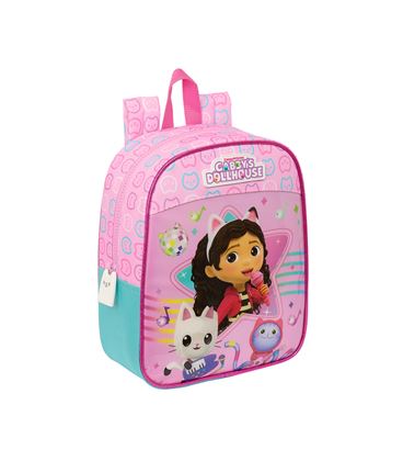 Mochila guarderia adapt.gabby´s dollhouse "party" safta 612427232 - 612427232