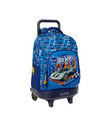 Mochila grande compact extraible hot wheels "sonny" safta 612438918 - 612438918