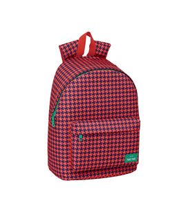 Mochila grande ordenador "pata de gallo coral" safta 103808 - 103808