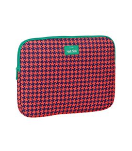 Funda para portatil 14´´ "pata de gallo coral" safta 103810