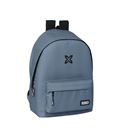 Mochila doble portatil 15,6"+usb munich basicos "gris" safta 642421820