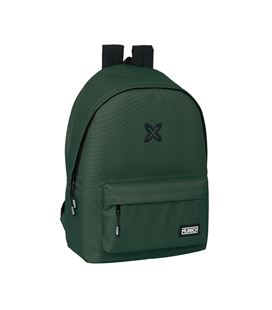 Mochila doble portatil 15,6"+usb munich basicos "verde" safta 642423820 - 642423820