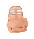 Mochila doble portatil 15,6"+usb munich basicos "peach" safta 642414820 - 642414820-4