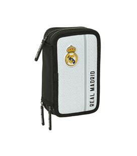 Estuche con pinturas y rotuladores triple 36ps real madrid 1ª equip. 24/25 safta 412454857