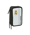 Estuche con pinturas y rotuladores triple 36ps real madrid 1ª equip. 24/25 safta 412454857 - 412454857