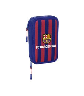 Estuche con pinturas y rotuladores doble pqño 28pcs f.c.barcelona safta 412429854 - 412429854