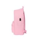 Mochila doble para portatil 15,6"+usb real madrid rosa safta 642467820 - 642467820-2