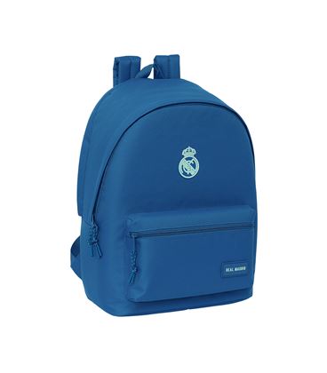 Mochila doble para portatil 15,6"+usb real madrid azul safta 642468820 - 642468820