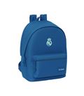 Mochila doble para portatil 15,6"+usb real madrid azul safta 642468820