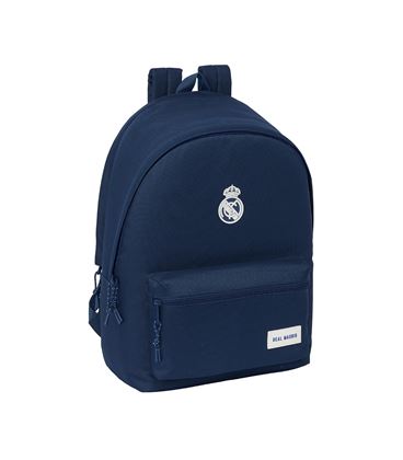 Mochila doble para portatil 15,6"+usb real madrid marino safta 642469820 - 642469820