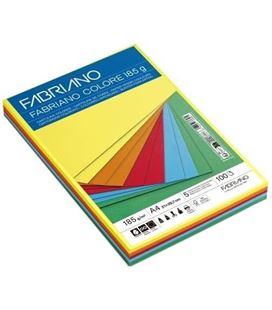 Cartulina a4 colores intensos 100h fabriano s323a455 - S323A455