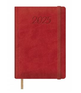 Agenda 2025 dia pagina 15x21 rojo samba dohe 12879