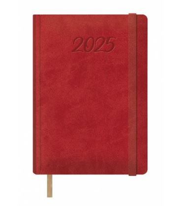 Agenda 2025 dia pagina 15x21 rojo samba dohe 12879 - 12879