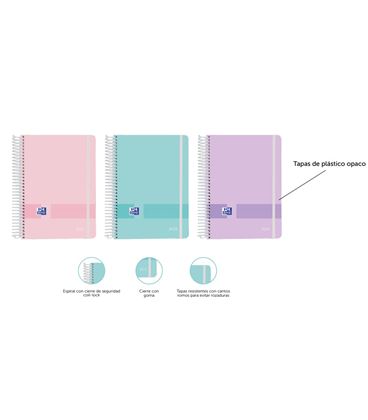 Agenda 2025 semana vista 15x21 live & go pastel surtido oxford 400190006 - 400190006
