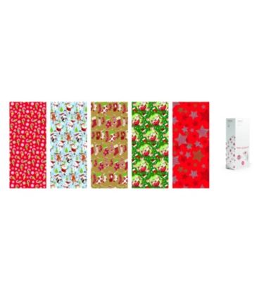 Papel regalo 70cmsx2mts rollo navidad surtido pryse 3150034 - 3150034