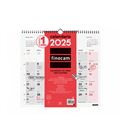 Calendario pared 2025 34x32 l escribir finocam 780070025 - 780070025