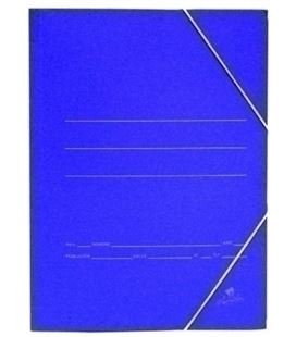 Carpeta goma solapa fº carton azul 10404078