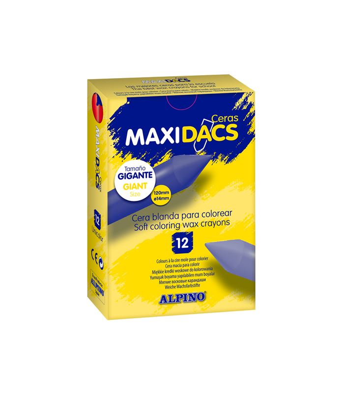 Alpino Pack de 24 Ceras PlastiAlpino para Niños - Material