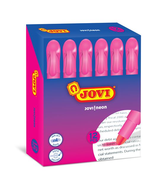 Estuche 6 barras plastilina jovi 15g. colores neon - Llibreria Sarri