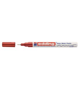 Rotulador permanente 780 paint marker metal rojo edding 780-02