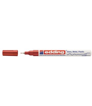 Rotulador permanente 780 paint marker metal rojo edding 780-02 - 191265