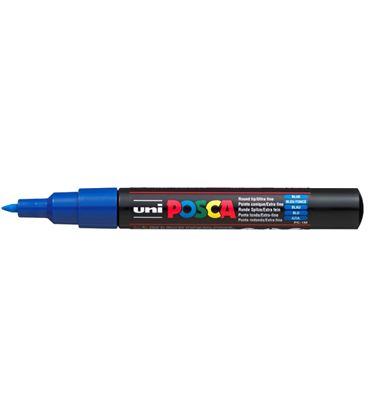 Rotulador permanente 1mm azul pc-1m posca uni 654064 - PC1M AZUL(1)