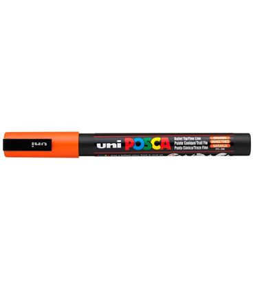 Rotulador 1,5mm naranja claro "54" pc-3m posca uni 915 - PC3M NARANJA